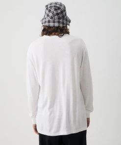 Afends Mens Essential - Hemp Retro Long Sleeve T-Shirt - White NEW ARRIVALS 10 Afends Mens Essential - Hemp Retro Long Sleeve T-Shirt - White NEW ARRIVALS
