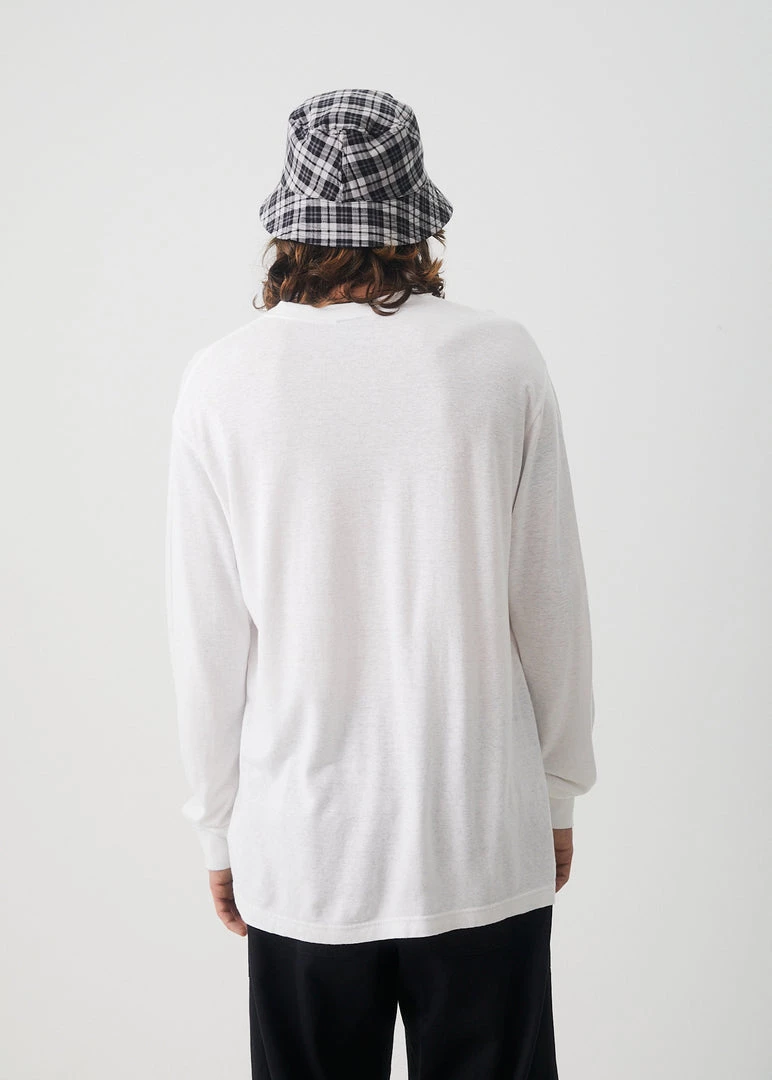 Afends Mens Essential - Hemp Retro Long Sleeve T-Shirt - White NEW ARRIVALS 5 Afends Mens Essential - Hemp Retro Long Sleeve T-Shirt - White NEW ARRIVALS