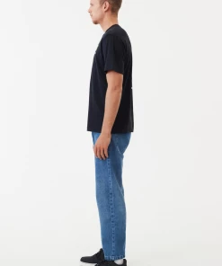 Afends Mens Ninety Twos - Hemp Denim Relaxed Jeans - Authentic Blue NEW ARRIVALS