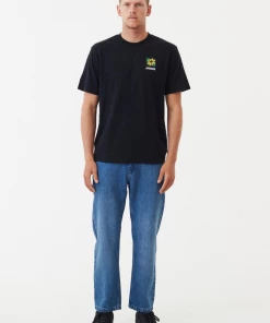 Afends Mens Ninety Twos - Hemp Denim Relaxed Jeans - Authentic Blue NEW ARRIVALS