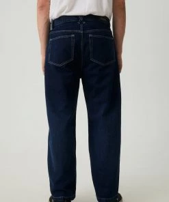 DENIM EDIT Afends Mens Ninety Twos - Hemp Denim Relaxed Jeans - Original Rinse