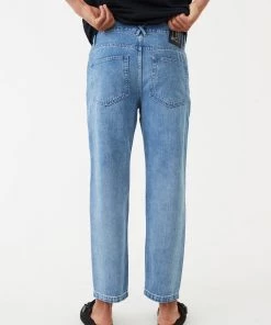 NEW ARRIVALS Afends Mens Ninety Twos - Hemp Denim Relaxed Jeans - Worn Blue 9 NEW ARRIVALS Afends Mens Ninety Twos - Hemp Denim Relaxed Jeans - Worn Blue