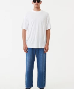 Afends Mens Pablo - Hemp Denim Baggy Jeans - Authentic Blue NEW ARRIVALS