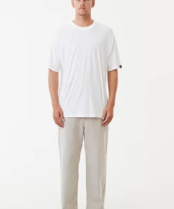 NEW ARRIVALS Afends Mens Pablo - Organic Denim Baggy Jeans - Faded Cement