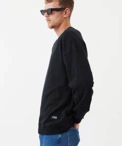 Afends Mens Sativa - Hemp Crew Neck Jumper - Black NEW ARRIVALS 9 Afends Mens Sativa - Hemp Crew Neck Jumper - Black NEW ARRIVALS