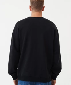 Afends Mens Sativa - Hemp Crew Neck Jumper - Black NEW ARRIVALS 10 Afends Mens Sativa - Hemp Crew Neck Jumper - Black NEW ARRIVALS