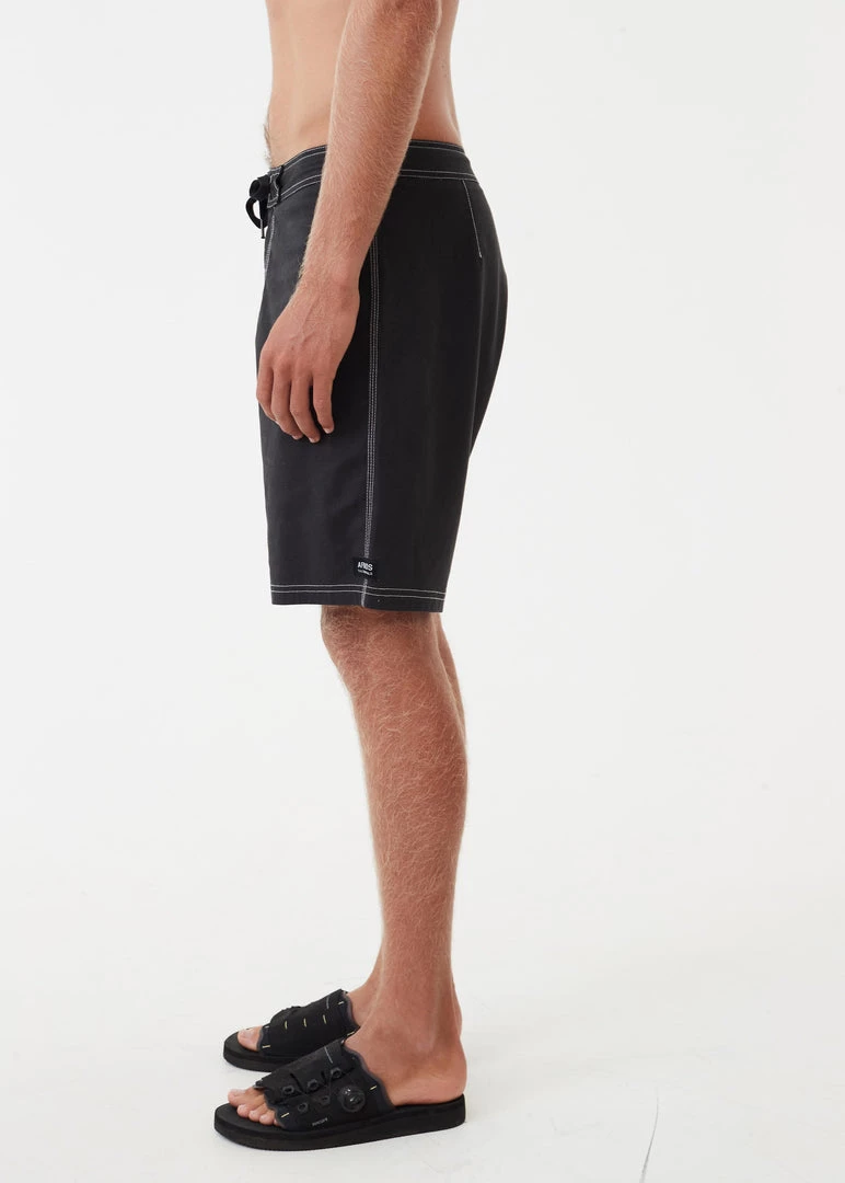 Afends Mens Surf Related - Hemp Fixed Waist Boardshorts - Black 5 Afends Mens Surf Related - Hemp Fixed Waist Boardshorts - Black