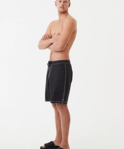 Afends Mens Surf Related - Hemp Fixed Waist Boardshorts - Black 8 Afends Mens Surf Related - Hemp Fixed Waist Boardshorts - Black