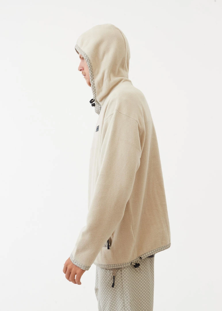 Afends Unisex Anthology - Recycled Reverse Fleece Hoodie - Cement NEW ARRIVALS 7 Afends Unisex Anthology - Recycled Reverse Fleece Hoodie - Cement NEW ARRIVALS