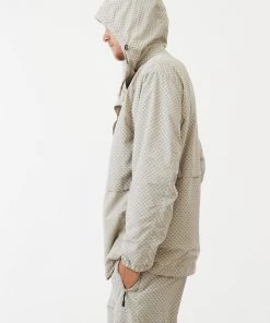 Afends Unisex Anthology - Unisex Recycled Nylon Anorak - Cement