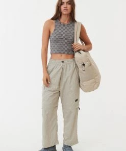 NEW ARRIVALS Afends Unisex Anthology - Unisex Recycled Nylon Zip Off Pants - Cement