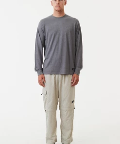 NEW ARRIVALS Afends Unisex Anthology - Unisex Recycled Nylon Zip Off Pants - Cement