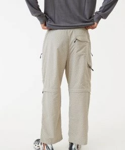 NEW ARRIVALS Afends Unisex Anthology - Unisex Recycled Nylon Zip Off Pants - Cement