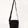 NEW ARRIVALS Afends Unisex Asta - Hemp Corduroy Pouch Bag - Black