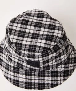 Afends Unisex Asta - Hemp Reversible Bucket Hat - Steel NEW ARRIVALS