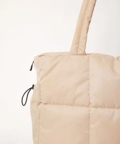 NEW ARRIVALS Afends Unisex Grandeur - Unisex Recycled Spray Puffer Bag - Cement