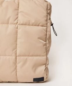 NEW ARRIVALS Afends Unisex Grandeur - Unisex Recycled Spray Puffer Bag - Cement