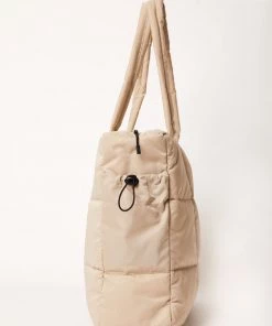 NEW ARRIVALS Afends Unisex Grandeur - Unisex Recycled Spray Puffer Bag - Cement