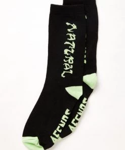 NEW ARRIVALS Afends Unisex Natural Technology - Hemp Crew Socks - Black