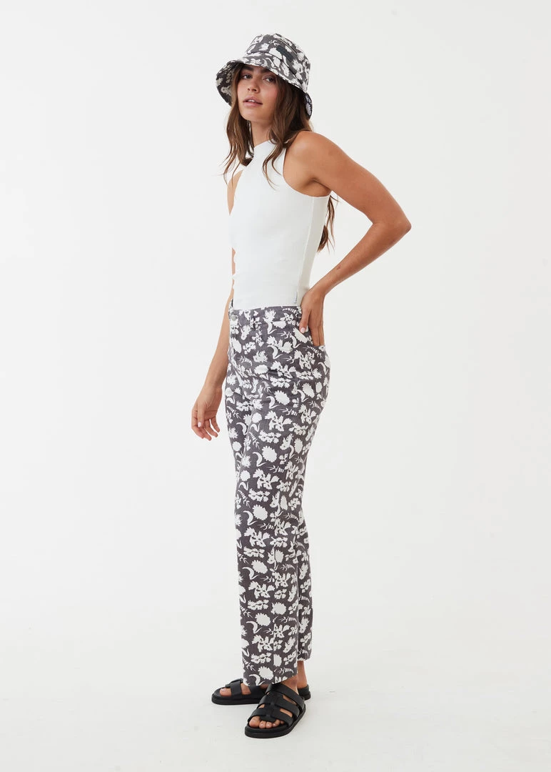 Afends Womens Bayley Shelby Long - Hemp Wide Leg Pants - Steel NEW ARRIVALS 3 Afends Womens Bayley Shelby Long - Hemp Wide Leg Pants - Steel NEW ARRIVALS