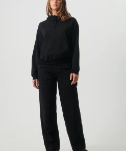 NEW ARRIVALS Afends Womens Comet - Hemp Hoodie - Black 8 NEW ARRIVALS Afends Womens Comet - Hemp Hoodie - Black