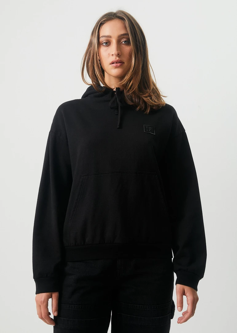 NEW ARRIVALS Afends Womens Comet - Hemp Hoodie - Black 1 NEW ARRIVALS Afends Womens Comet - Hemp Hoodie - Black