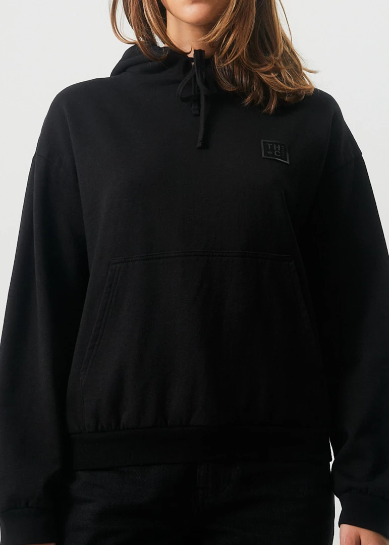 NEW ARRIVALS Afends Womens Comet - Hemp Hoodie - Black 2 NEW ARRIVALS Afends Womens Comet - Hemp Hoodie - Black