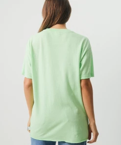 NEW ARRIVALS Afends Womens Elation - Hemp Oversized T-Shirt - Lime Green 10 NEW ARRIVALS Afends Womens Elation - Hemp Oversized T-Shirt - Lime Green