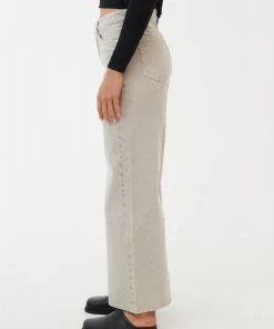 Afends Womens Gigi - Organic Denim Flared Jeans - Faded Cement NEW ARRIVALS 8 Afends Womens Gigi - Organic Denim Flared Jeans - Faded Cement NEW ARRIVALS