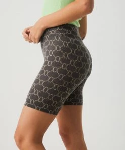 NEW ARRIVALS Afends Womens Lois - Recycled Bike Shorts - Steel 9 NEW ARRIVALS Afends Womens Lois - Recycled Bike Shorts - Steel