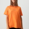 NEW ARRIVALS Afends Womens Luxury - Recycled Oversized T-Shirt - Papaya