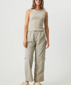 NEW ARRIVALS Afends Womens Milla - Hemp Ribbed Singlet - Cement