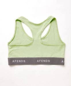 Afends Womens Molly - Hemp Sports Crop - Lime Green