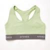 Afends Womens Molly - Hemp Sports Crop - Lime Green
