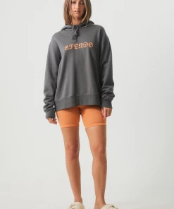 NEW ARRIVALS Afends Womens Morton - Recycled Hoodie - Steel