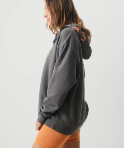 NEW ARRIVALS Afends Womens Morton - Recycled Hoodie - Steel