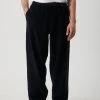 NEW ARRIVALS Afends Mens Asta - Hemp Corduroy Relaxed Pants - Black
