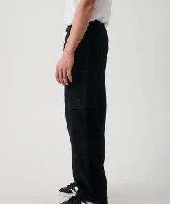 NEW ARRIVALS Afends Mens Asta - Hemp Corduroy Relaxed Pants - Black 9 NEW ARRIVALS Afends Mens Asta - Hemp Corduroy Relaxed Pants - Black