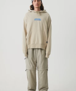 NEW ARRIVALS Afends Mens Chromed - Recycled Hoodie - Cement 12 NEW ARRIVALS Afends Mens Chromed - Recycled Hoodie - Cement