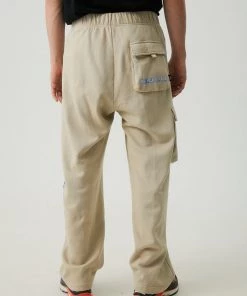 Afends Mens Chromed - Recycled Sweat Pants - Cement NEW ARRIVALS