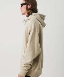 NEW ARRIVALS Afends Mens Luxury - Recycled Hoodie - Cement