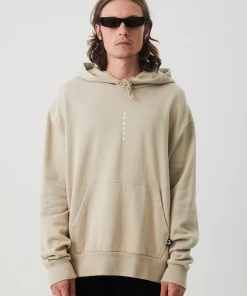 NEW ARRIVALS Afends Mens Luxury - Recycled Hoodie - Cement