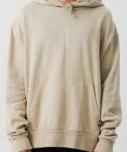 NEW ARRIVALS Afends Mens Luxury - Recycled Hoodie - Cement