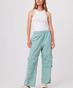 Afends Mens Patrol - Unisex Recycled Spray Pants - Sage Clothing
