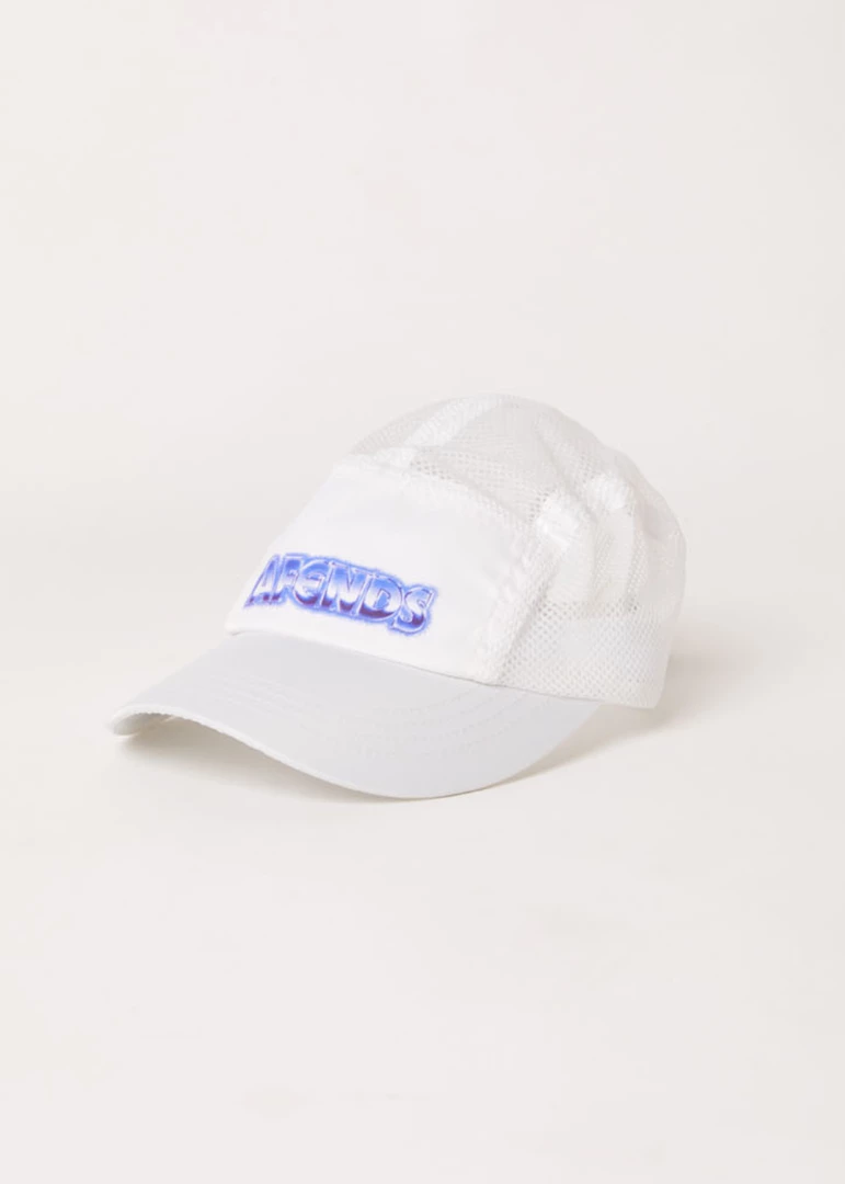 Afends Unisex Chromed - Recycled 5 Panel Cap - White NEW ARRIVALS 1 Afends Unisex Chromed - Recycled 5 Panel Cap - White NEW ARRIVALS