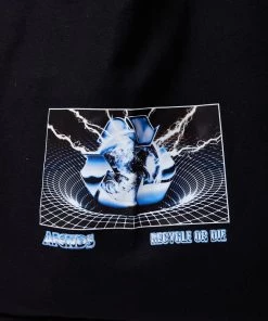 NEW ARRIVALS Afends Unisex Chromed - Recycled Tote Bag - Black