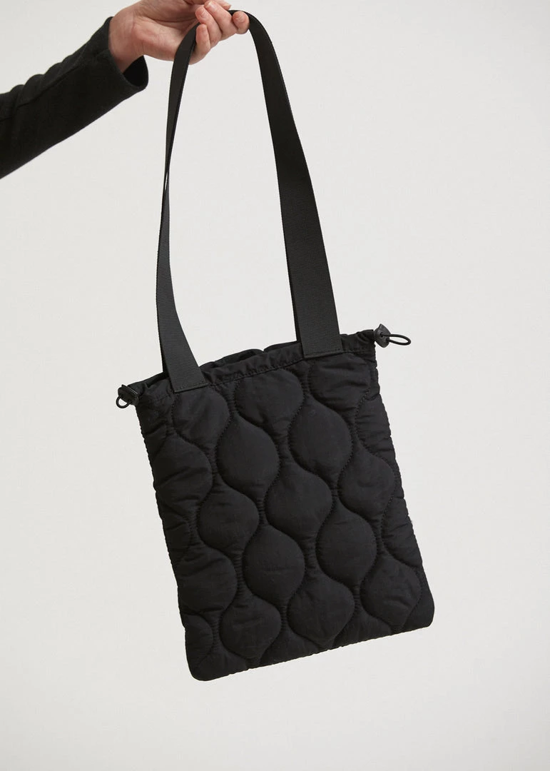Afends Unisex Octave - Recycled Puffer Bag - Black 1 Afends Unisex Octave - Recycled Puffer Bag - Black