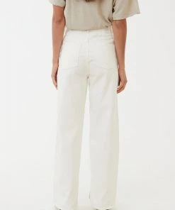 NEW ARRIVALS Afends Womens Bella - Organic Denim Baggy Jeans - Off White