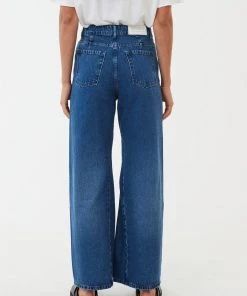 Afends Womens Gigi - Hemp Denim Flared Jeans - Authentic Blue 11 Afends Womens Gigi - Hemp Denim Flared Jeans - Authentic Blue