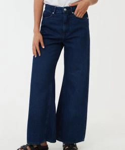 NEW ARRIVALS Afends Womens Gigi - Hemp Denim Flared Jeans - Original Rinse